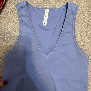 Athleta Aurora Seamless Crop Rib Tank